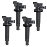 Fits Corolla Celica Matrix MR2 Vibe Prizm 4 Pc Set of Ignition Spark Plug Coils 6885-0002-4 - product image