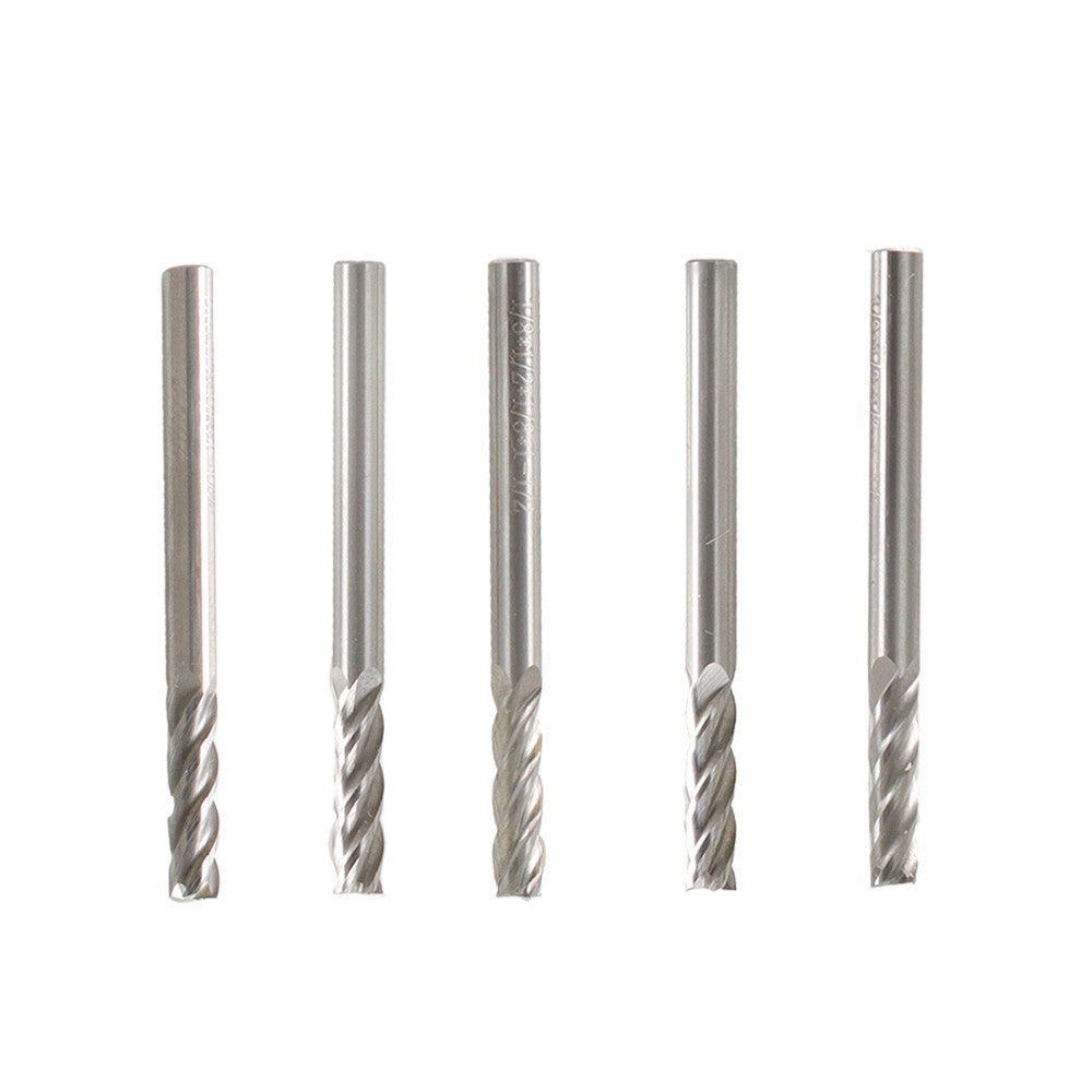 1/8 Inch Ball Nose Carbide End Mill 4 Flute 5 Pack