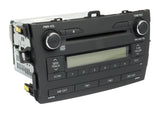 2009-2010 Toyota Corolla AM/FM Radio Single Disc CD Player 86120-12D10 OPT 51898 - product image