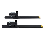 43 Inch Clamp-On Pallet Forks 2000 Lb for Tractor and Skid Steer Buckets