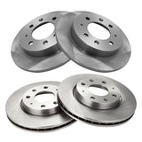 Front & Rear Brake Rotor Set for 2004-2009 Kia Spectra & Spectra5