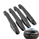ABS Car Carbon Fiber Look Door Handle Cover Trim For Honda Civic 8th Gen 2006-11 – product image