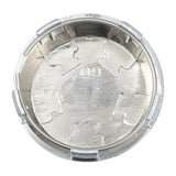 Wheel Center Cap Universal Rim Chrome Hub Cap 60mm No Logo Silver Base - product image 5