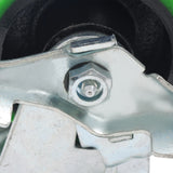 Polyurethane Swivel Caster with Brake 4 x 2 Inch 800 lb
