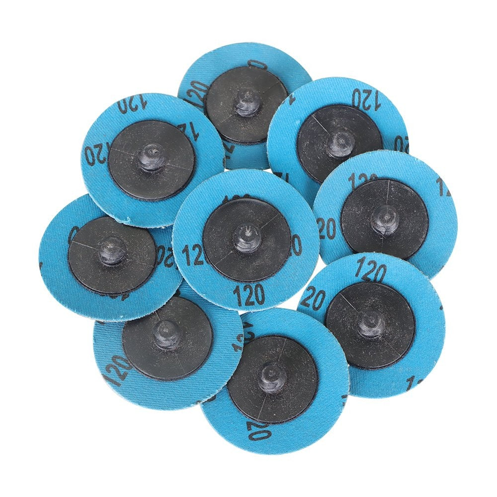 51 Piece 2 Inch Quick Change Sanding Disc Set 36 60 80 120 240 Grit