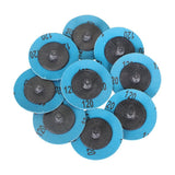 51 Piece 2 Inch Quick Change Sanding Disc Set 36 60 80 120 240 Grit