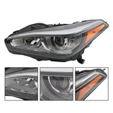 Full LED Headlight Assembly Pair without AFS for 2015-2019 Infiniti Q70 26060-4AP0B – product image 2