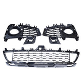 Front Lower Bumper Grille Set Black for 2014-2020 BMW 4 Series F32 F33 F36 M Sport