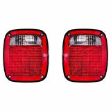 Tail Light For 1998-2006 Wrangler w/ Square Connector Set 56018648AD CH2801161 2222-0083LR - product image