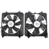 Radiator and A/C Condenser Cooling Fan Pair for 2008-2012 Honda Accord 19015R40A01 – product image
