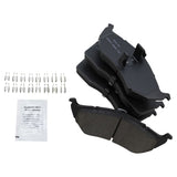 Front Ceramic Brake Pad, Rotor and Caliper Kit for 1996-2000 Dodge Caravan, Grand Caravan, Town and Country and Voyager