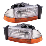 Headlight For 1998-2004 Dakota Built From 8/18/97 Set 55055110AI CH2503122 2221-0012LR - product image