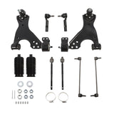 10-Piece Front Control Arm and Sway Bar Link Kit for 2007-2017 Buick Enclave Chevrolet Traverse GMC Acadia