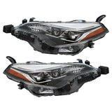 Halogen Headlight Pair for 2017-2019 Toyota Corolla 8111002M90