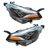 Halogen Headlight Pair for 2017-2019 Toyota Corolla 8111002M90