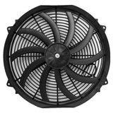16 in Electric Radiator Fan 3000 CFM with Thermostat Wiring Relay Kit 12V