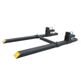 4000 lb 60 in Clamp-On Pallet Forks for Skid Steer Loader Bucket TR70588