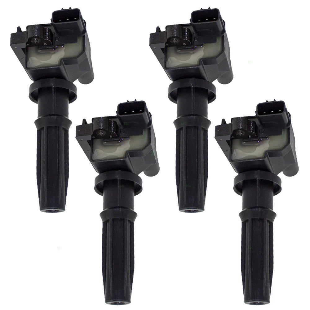 Ignition Spark Coils for Hyundai Santa Fe Sonata Kia Optima 2.4L 4 Cyl 4 Pc Set 9885-0004-4 - product image