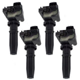 Ignition Spark Coils for Hyundai Santa Fe Sonata Kia Optima 2.4L 4 Cyl 4 Pc Set 9885-0004-4 - product image
