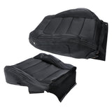 Right Passenger Side Bottom and Top Seat Cover Black for 2015-2023 Ford Mustang
