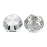 Wheel Center Cap Universal Rim Chrome Hub Cap 60mm No Logo Silver Base - product image 4