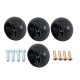 Deck Wheel Kit 4 Pack for John Deere 48 54 60 72 Inch Mower Decks AM125172