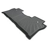 3 Row Black TPE Floor Liner Set for 2016-2022 Honda Pilot 7 Passenger