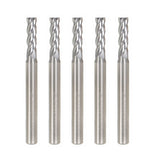 Carbide End Mill 5 Pack 5/32 Inch 4 Flute 2 Inch Overall Length