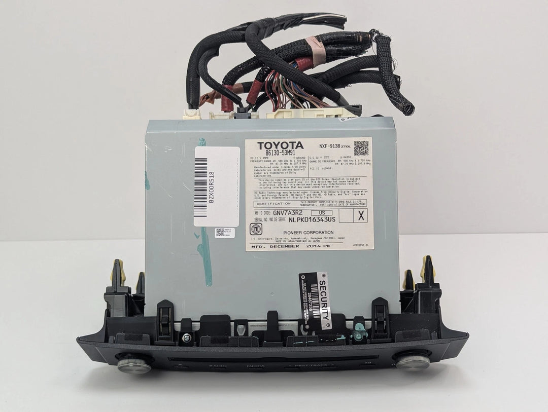 15-16 Lexus IS200T IS250 IS300 IS350 XM HD CD Radio Gracenote Navigation P11010 OEM 86130-53M91 - product image