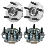 Front & Rear Wheel Hub & Bearing Assembly 4-Piece Set for 2014 & 2016 Cadillac CTS AWD