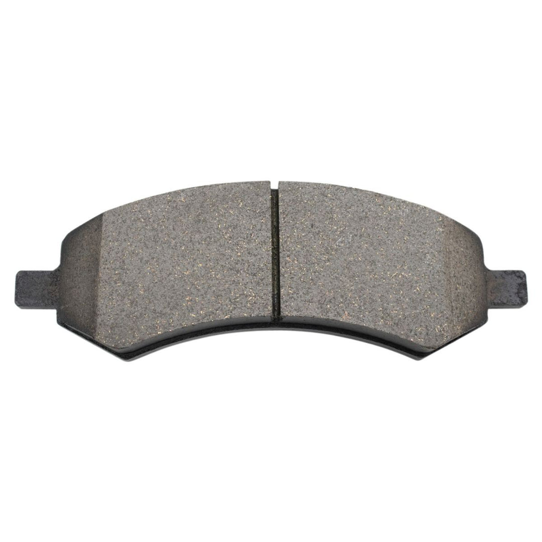 Front Ceramic Brake Pad and Rotor Kit for 2012 Ram 1500 with 8 Lug Wheels