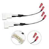2PCS 4Pin Dash Front Speaker Wire Harness Cable Adapter For Toyota Tacoma Subaru – product image 2