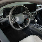 Carbon Fiber Interior Steering Wheel Trim Cover for Ford Mustang 24+ Accessories – product image 3