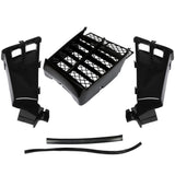 Black Radiator Cover and Gas Tank Side Cover Set for 1987-2006 Yamaha Banshee 350