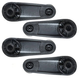 4 Piece Set of Black Manual Window Crank Handles for 1999-2020 Silverado/Sierra 1444-0016-4 - product image