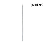 White Nylon Cable Ties 8 Inch 1200 Pack 50 lb
