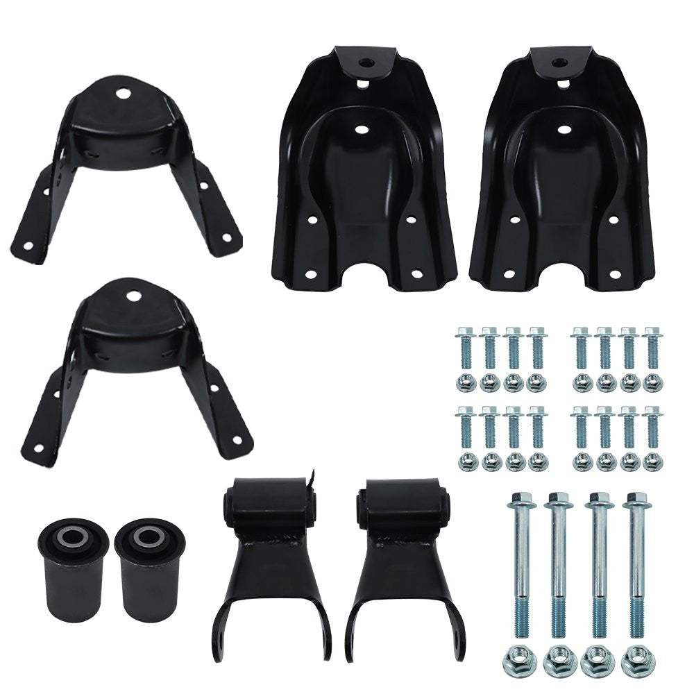 Rear Leaf Spring Shackle and Hanger Kit for 1988-1997 Chevrolet GMC C1500 C2500 722-045