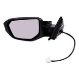 Power Mirror For 2019-2022 Insight LX/EX Heated Left 76258TXMA01ZA HO1320339 7332-0020L - product image