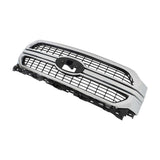 Silver and Black Mesh Front Upper Grille for 2021-2022 Ford F-150 ML3Z-8200-KA