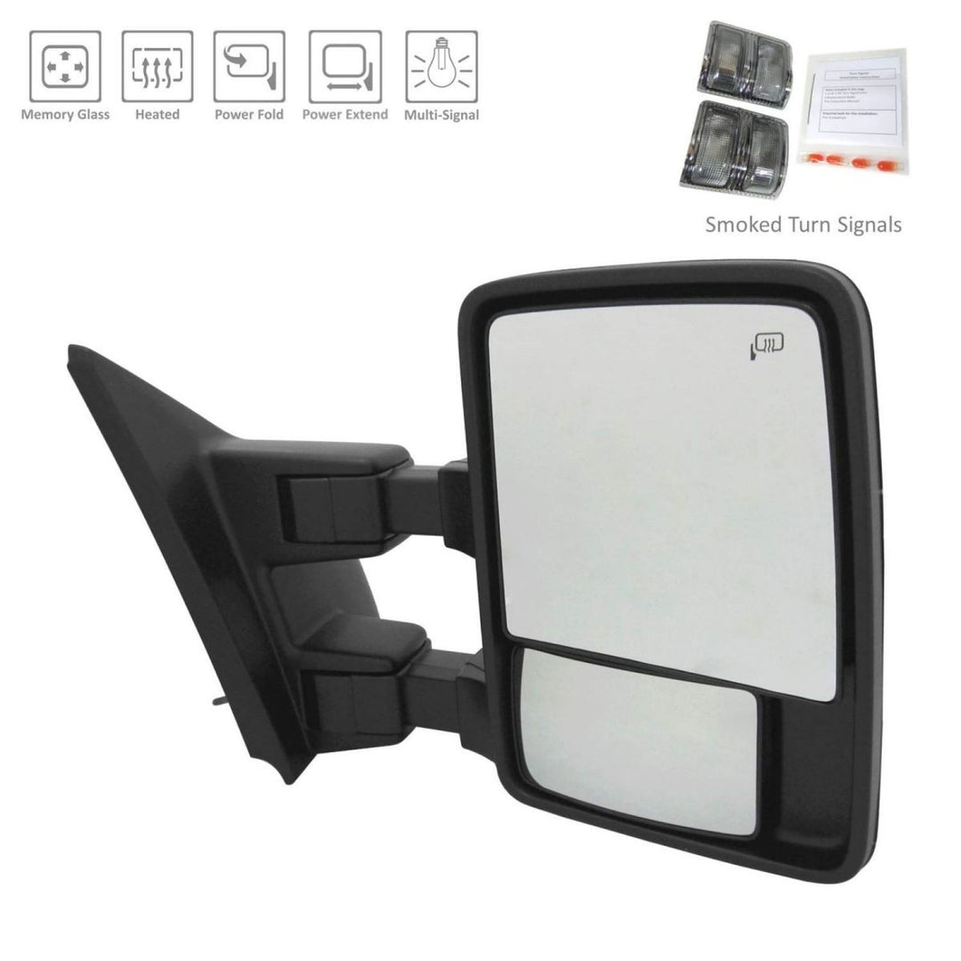 Power Folding Towing Mirror Pair for 2013-2014 Ford F-150