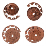 No-Dig Lawn Edging Kit 40 Ft with 40 Spikes Brown