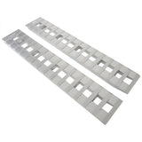 84 x 14 in Aluminum Car Trailer Ramps 6000 lb Pair Hook End