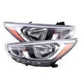 Headlight Pair for 2015-2017 Hyundai Accent 92101-1R710 92102-1R710