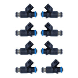 Fuel Injector Set of 8 650cc for 2000-2007 GMC Sierra Chevrolet Silverado 4.8L 5.3L 6.0L