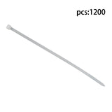 White Nylon Cable Ties 8 Inch 1200 Pack 50 lb
