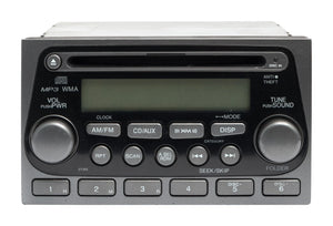 2005 Honda Element AM-FM SiriusXM Radio CD MP3 Player 39101-SCV-A120-M1 Opt 2TW5