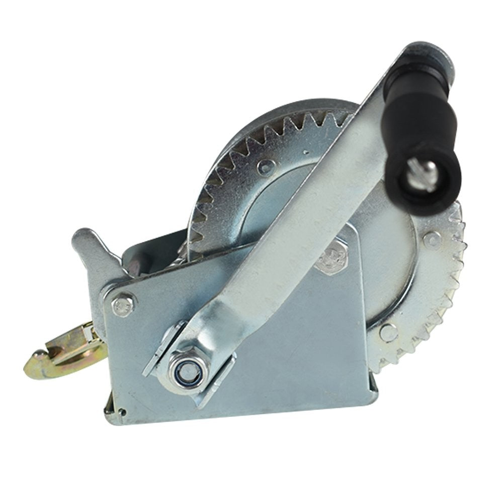 Hand Crank Winch 1600 lb with 32 Foot Cable