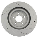 Front Performance Ceramic Brake Pad & Drilled Rotor Kit for 2011-2014 Ford Mustang