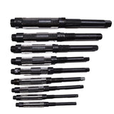 Adjustable Hand Reamer Set 9 Piece H4 to H12 15/32 to 1-3/16 Inch