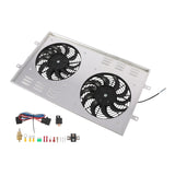 Aluminum Electric Fan and Shroud with Relay for 1988-1999 Chevrolet GMC C/K 1500 2500 3500